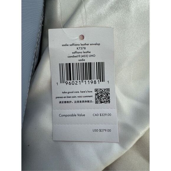 Kate Spade Sadie Saffiano Leather Envelope Purse - Picture 3 of 5